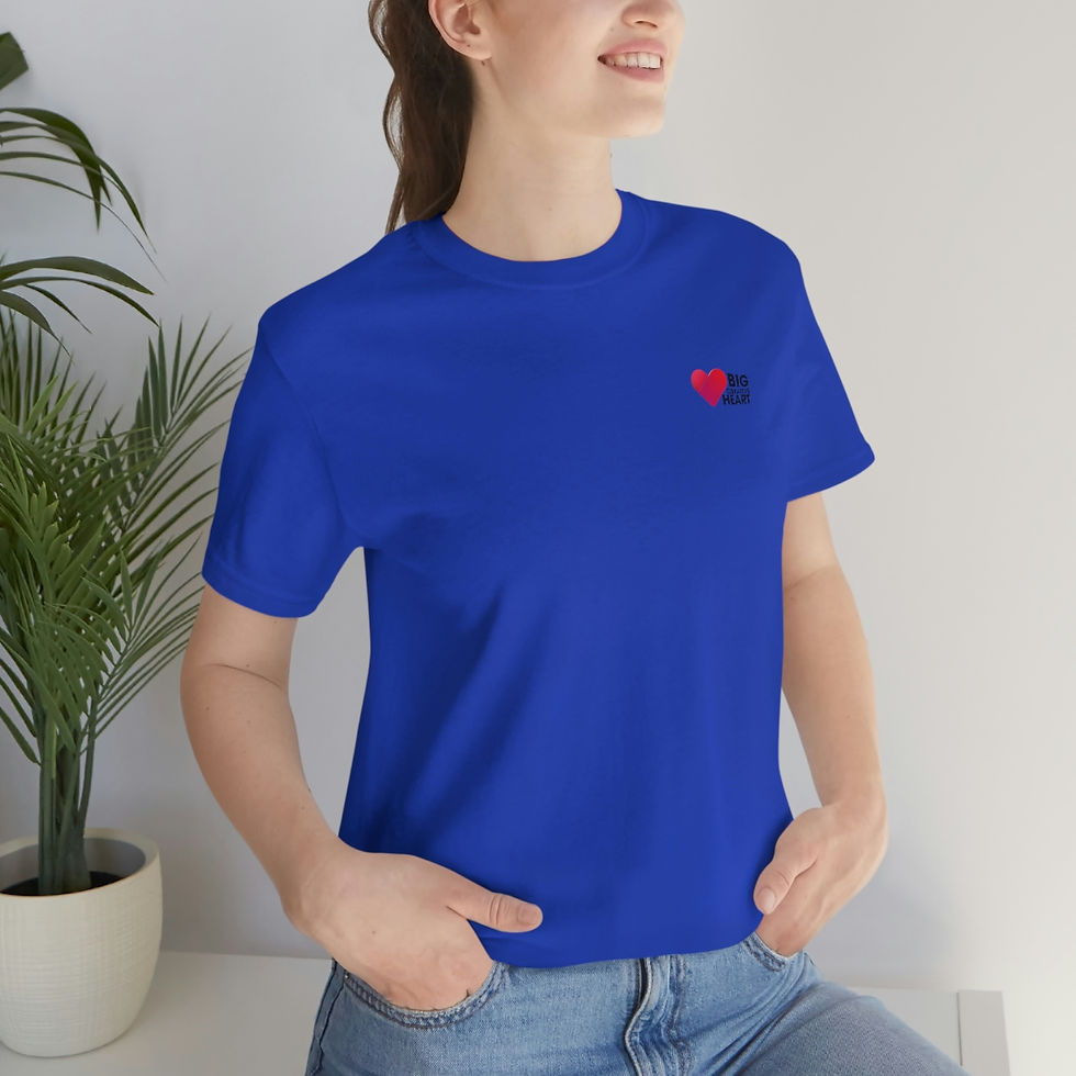 Thumbnail: Unisex Jersey Short Sleeve Tee- Big Creative Heart