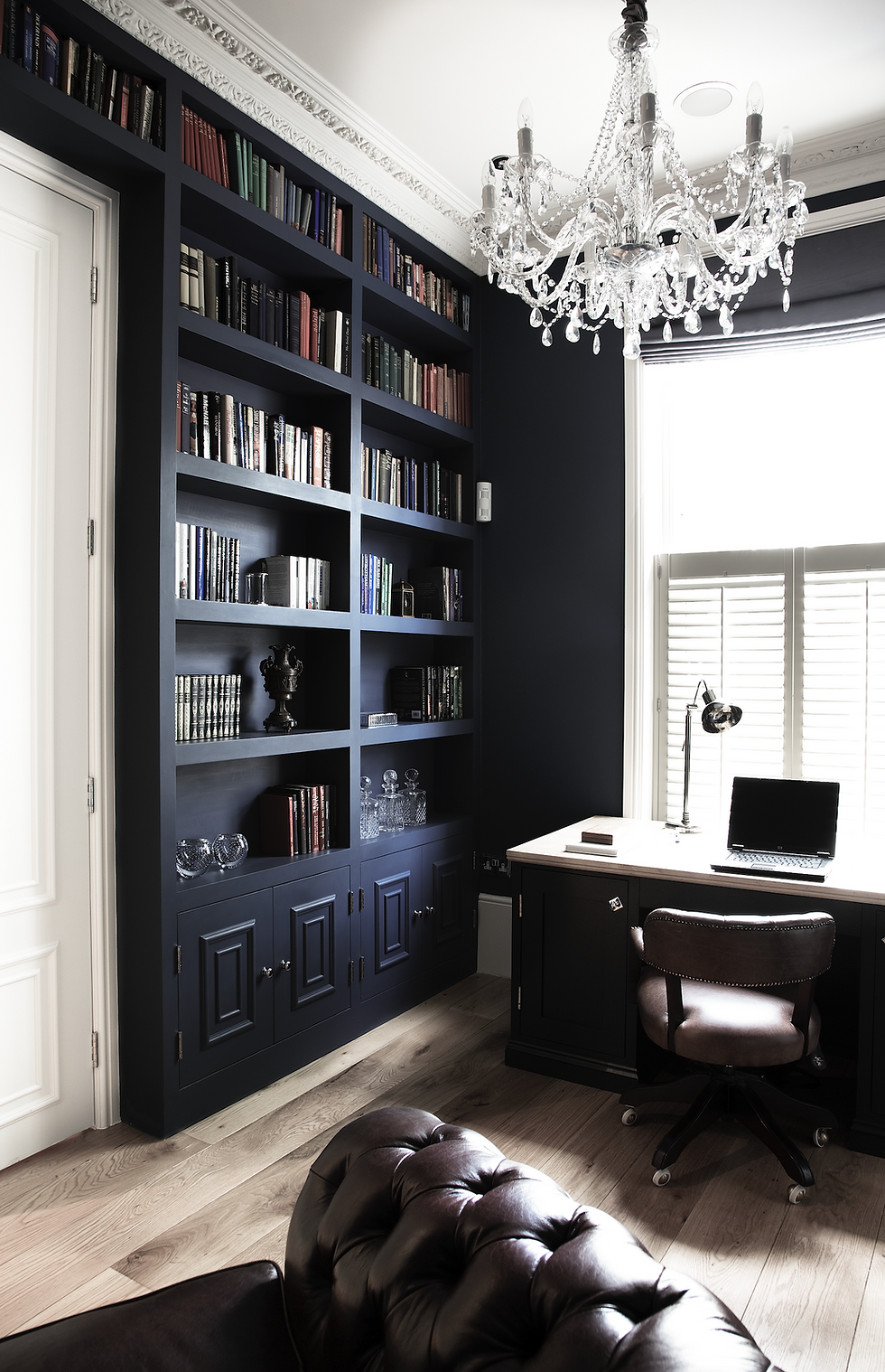 Upper Brook Street Mayfair bespoke study by NU Projects
