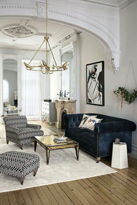 Elegant living room with designer furniture, Signature Villa Design Build Services Dubai, Nu Projects Dubai
