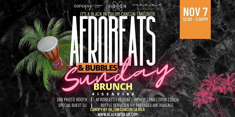 Afrobeats & Bubbles Unlimited
