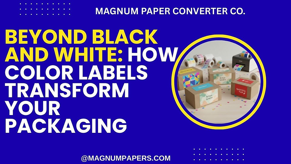 Process Color Label Box Label Beyond Black and White: How Color Labels Transform Your Packaging