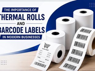 The Importance of Thermal Rolls and Barcode Labels in Modern Businesses