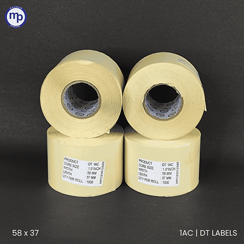 Ditac Labels 58x37 1AC Direct Thermal (DT) Labels | SSR SOLUTIONS