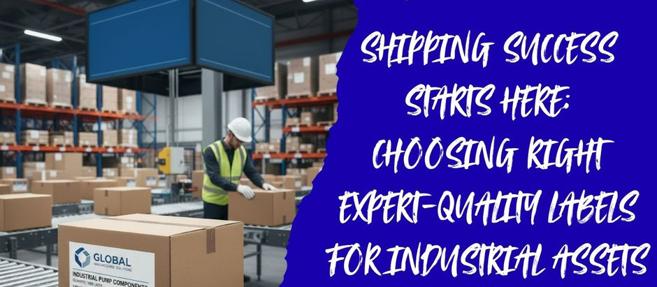 Shipping Success Starts Here: Choosing the Right Expert-Quality Labels for Industrial Parcels