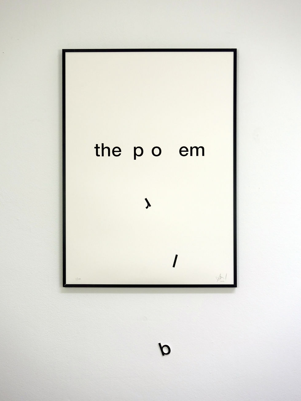 Thumbnail: »the solution« screen print, limited edition of 100