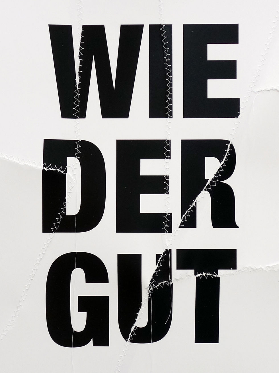 Thumbnail: »wieder gut« poster (detail), limited edition by anatol knotek