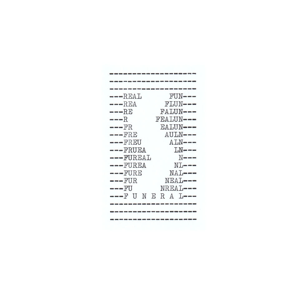 Thumbnail: »life« original typewriting
