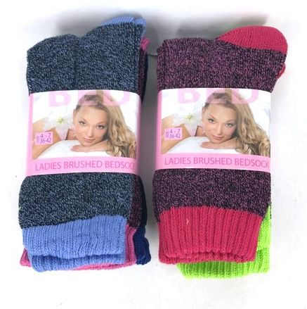 Thumbnail: Bedsocks for women (3 pairs /set)