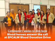 Community unites to give hope, Blood heroes answer the call at EPCALM Blood Donation Drive