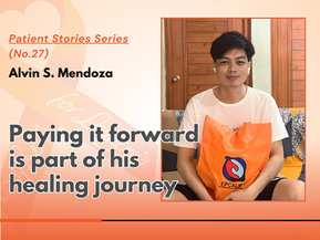 Paying it forward is part of his healing journey