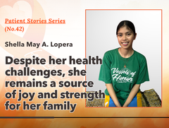 Despite her health challenges, she remains a source of joy and strength for her family