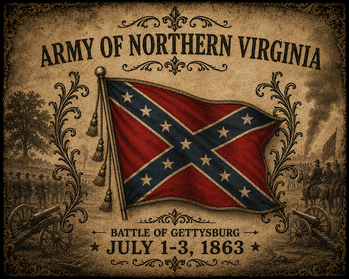 Army of Northern Virginia – Battle of Gettysburg Tumbler