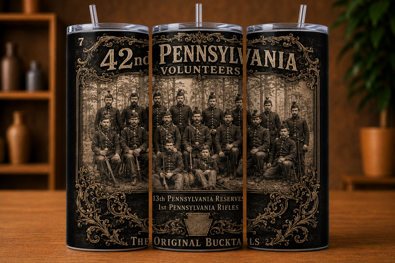 42nd Pennsylvania Volunteers – The Original Bucktails Historical Tumbler
