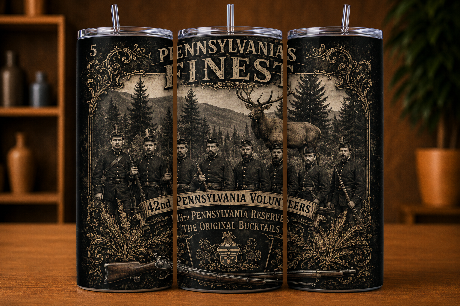 Pennsylvania's Finest – The Original Bucktails Civil War Tumbler