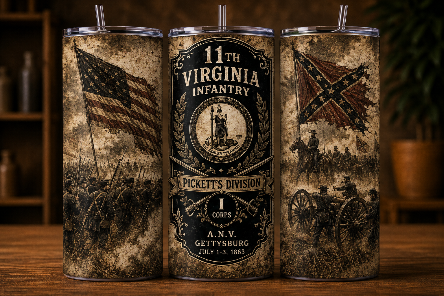 11th Virginia Infantry – Gettysburg Tumbler