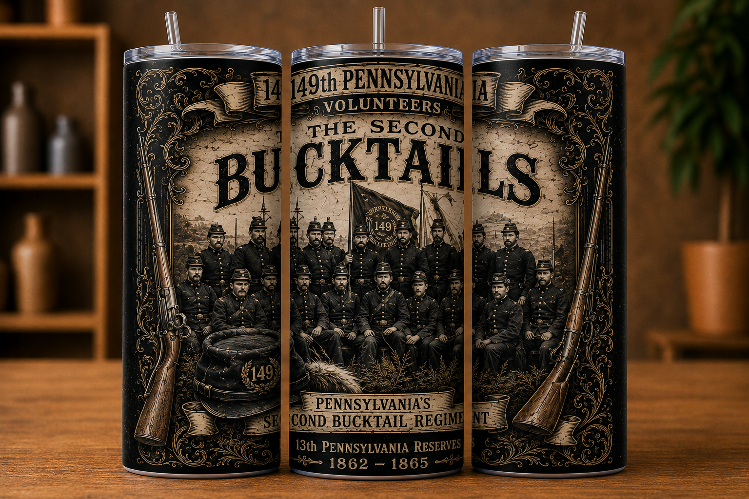 149th Pennsylvania Volunteers – The Second Bucktails Historical Tumbler