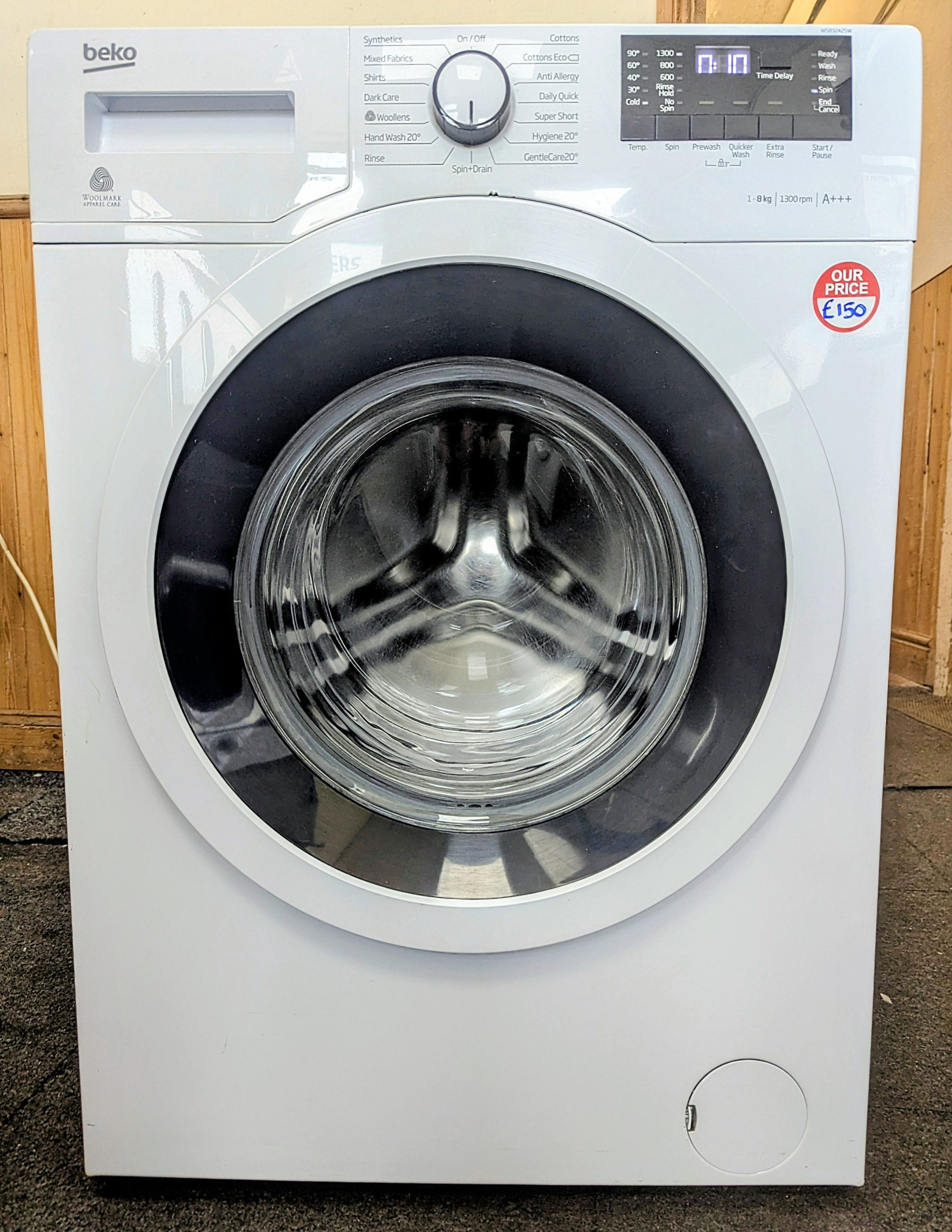 Beko WS832425W 8 kg washing machine