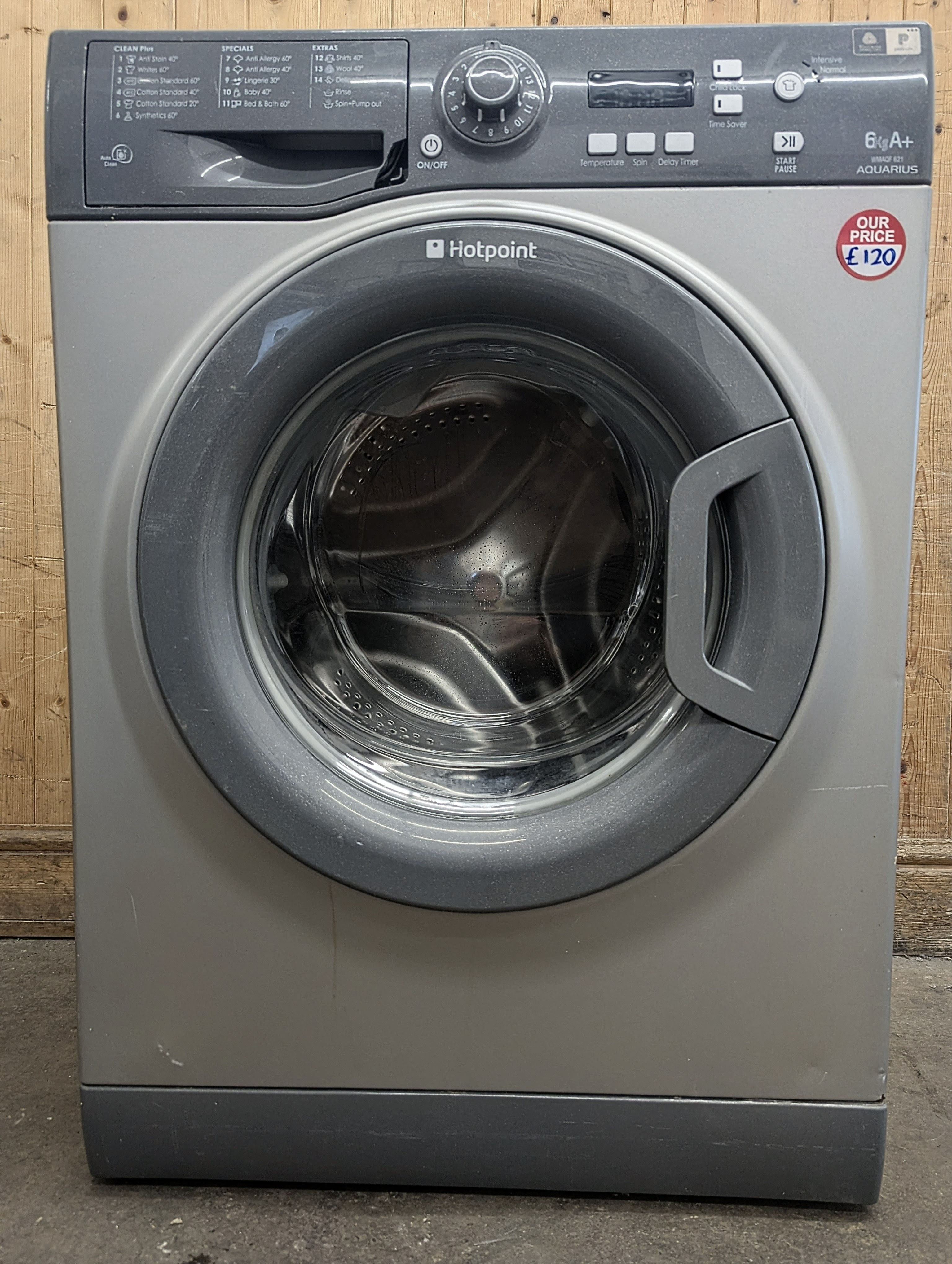  Hotpoint WMAQF621G 6 kg 120 spin washing machine