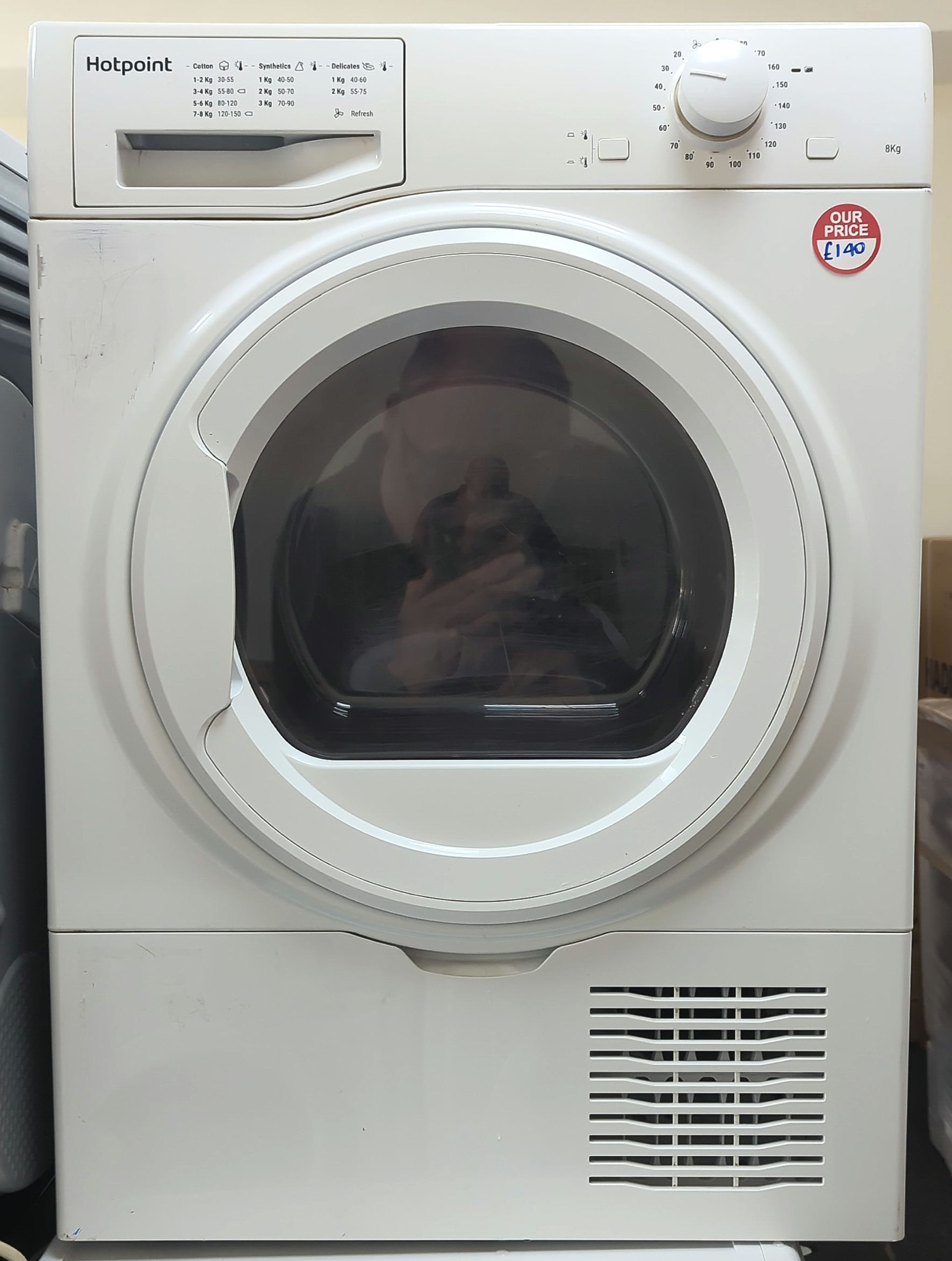Hotpoint H2D81WEUK 8kg condenser dryer