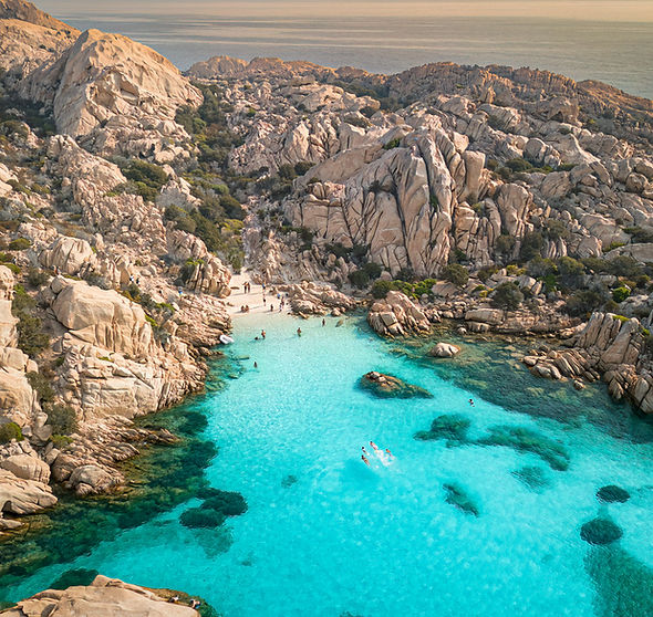 Vista mare dall'alto