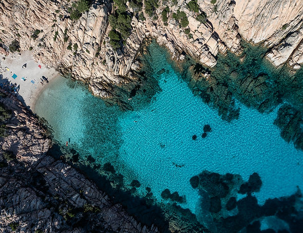 Vista mare dall'alto