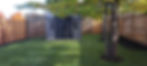 shed and wooden fence