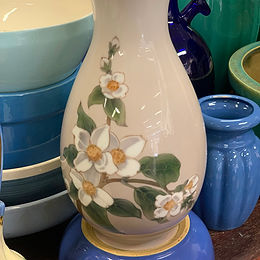 B&G Copenhagen Porcelain Denmark Bloemen Vaas