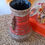 Thumbnail: Strehla vaas rood met bruin