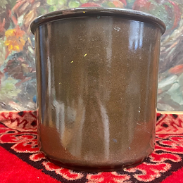 Bruine Vintage Bloempot