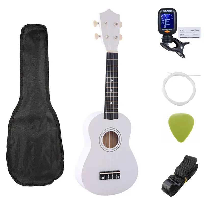 Thumbnail: SevenAngel Ukulele 21 Inch Children Ukelele Soprano 4 Strings Hawaiian