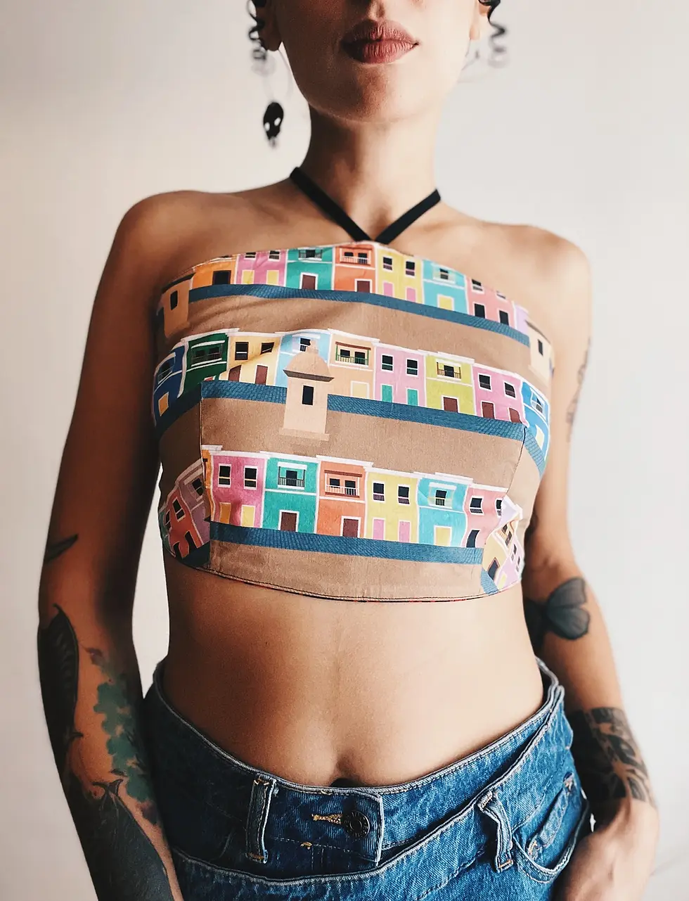 Miniatura: Losa Criolla - Top Reversible por Estampa Cósmica