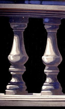 Scene Painted Balustrade