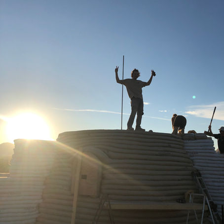 Superadobe Earthbag Dome Workshop with the Mojave Center and Plans for Our Own Future Dome School at Happy Castle