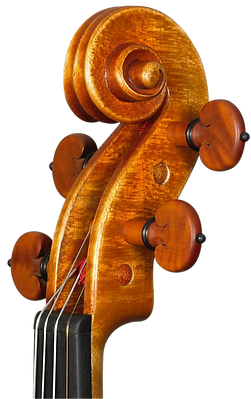 Violin in the style of A.Stradivari c.1716 head