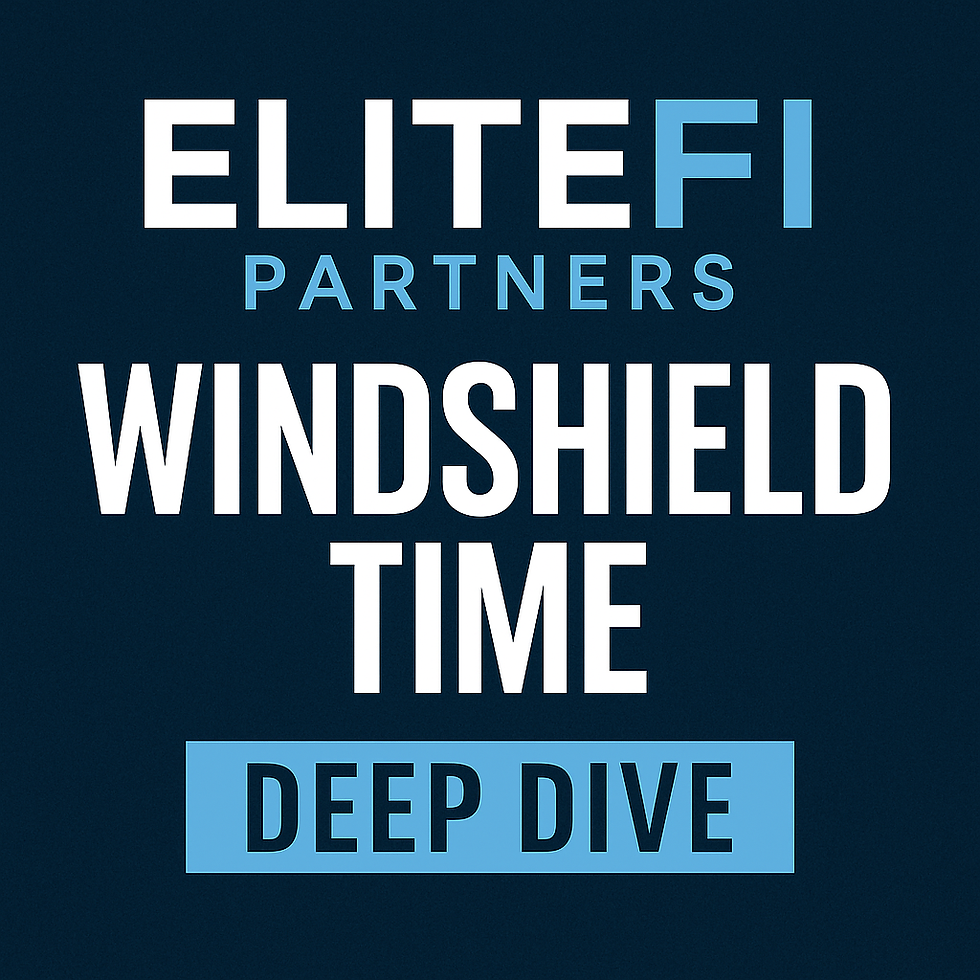 Elite FI Partners | Windshield Time Deep Dive | Podcast | Adaptive Training