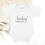 Thumbnail: Witte romper met tekst 'baby coming soon'