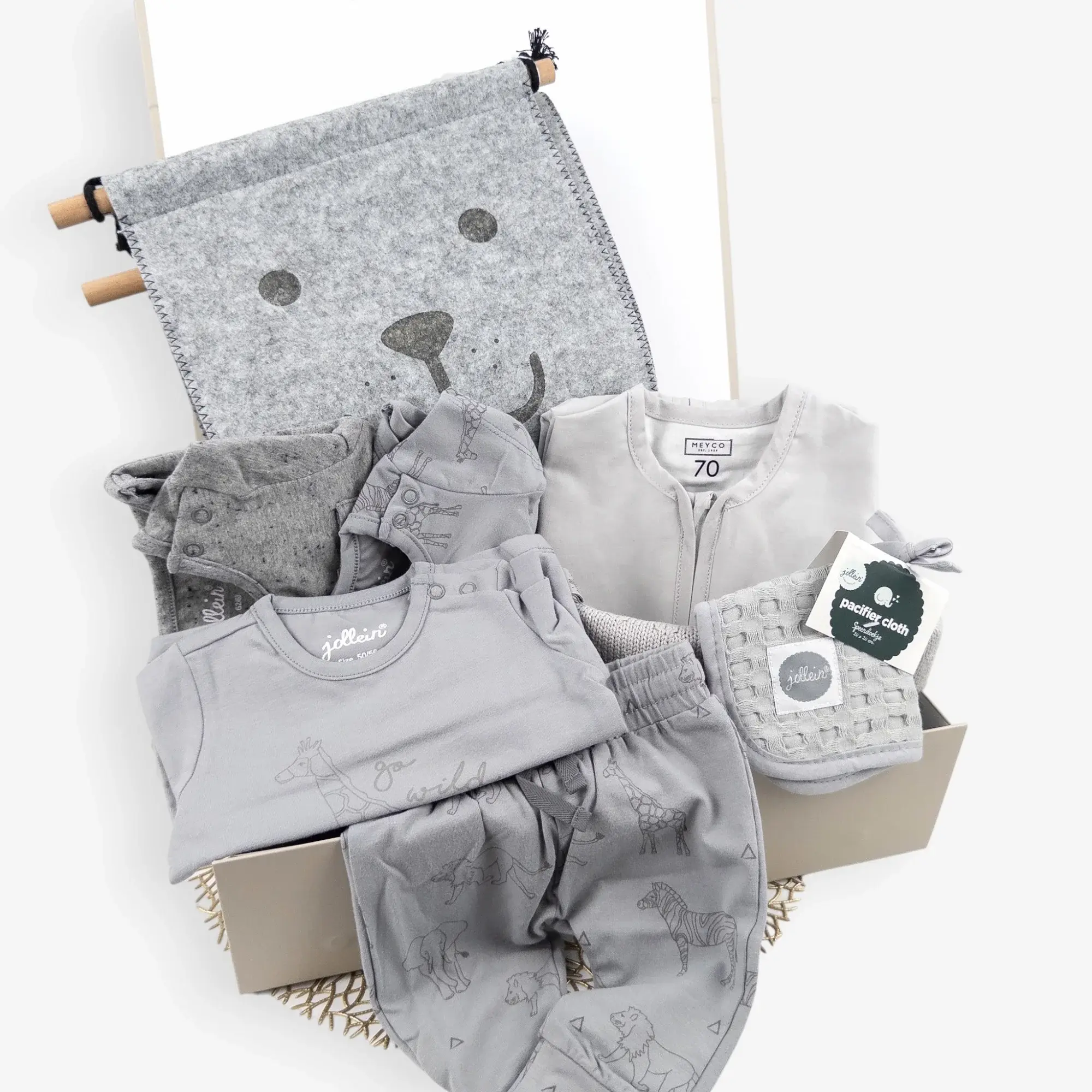 Geschenkpakket voor een pasgeboren baby