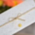 Afbeelding cadeaubon met gouden strik