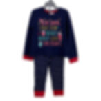 Blauwe kerstpyjama voor kindjes van Babygiftbox