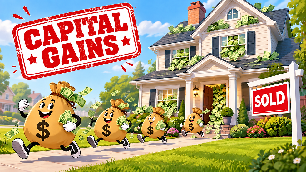 How Much Will I Owe in Capital Gains Tax When I Sell My Home in Coastal Orange County?
