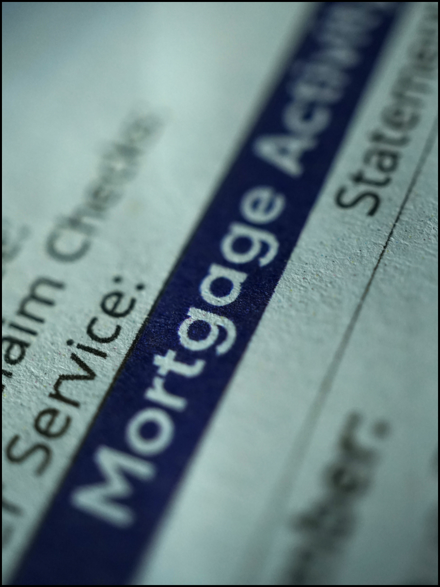 A mortgage statement indicating the need to refinance your mortgage