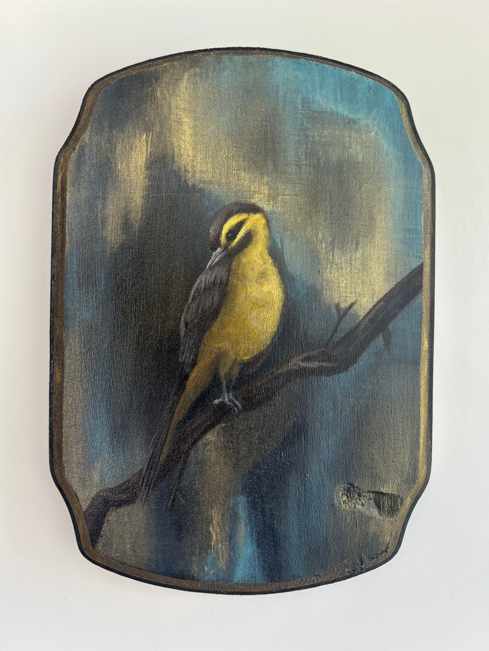 warbler, yellow bird, bird art