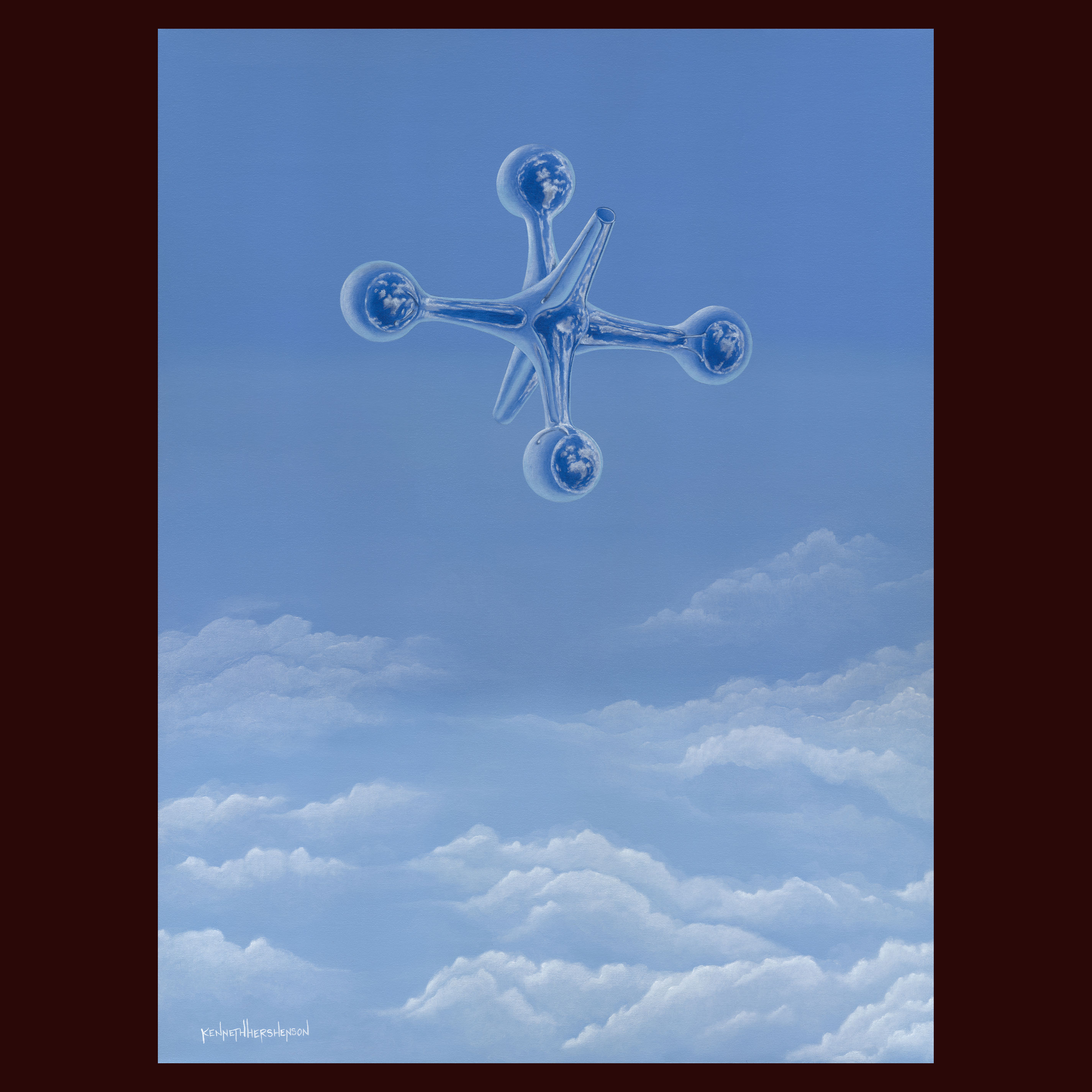 Sky Jack - 27"x36" Metal Print