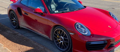 Prayer, Ice, Steep Ledge and a Red Porsche