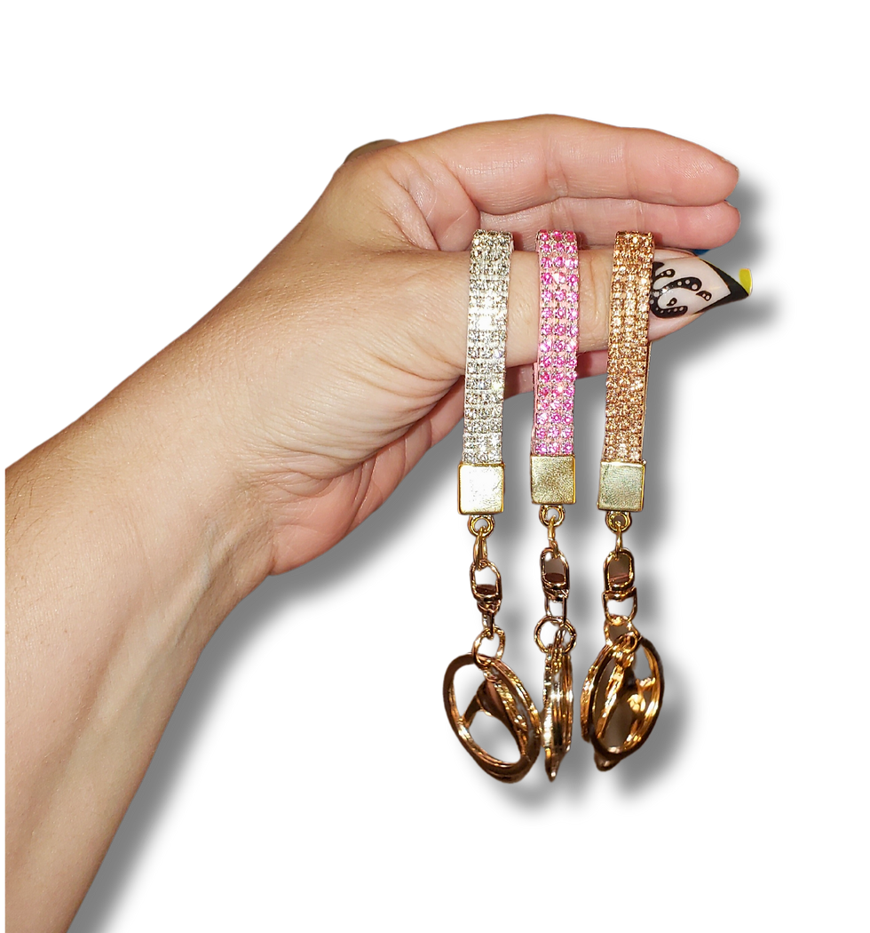 Thumbnail: Small Rhinestone Keychain