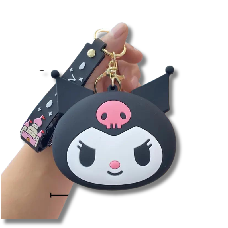 Thumbnail: Hello Kitty Zippered Pouch Keychain