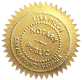 Lisa's Mobile Notary Seal
