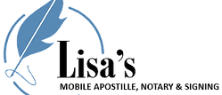 Lisa's Mobile Notary Logo