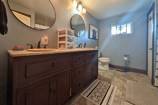 Bathroom Carrollton Ohio Country Home on 21.7 Acres with Barn, Pond & Scenic Views