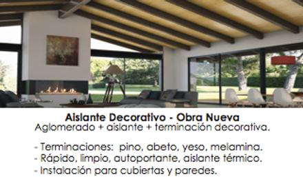 "Aislante termico ", "cubiertas en madera casa de campo"